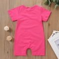 thumbnail image 3 of Toddler Kid Jumpsuit Pants Clothes Newborn Infant Baby Boys Girls Letter Short Sleeve Romper Jumpsuit Clothes Summer Jumpsuit For Girls Boys, 3 of 9