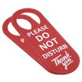 thumbnail image 1 of Unique Bargains Do Not Disturb Door Hang Sign Double Sided Privacy Sign Red 2 Pack, 1 of 5