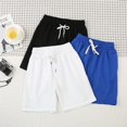 thumbnail image 3 of Novedad de verano, pantalones de pijama para hombre, cinco pantalones, pantalones de playa de verano para hombre, pantalones cortos deportivos informales para correr, 5 pantalones rectos para hombre, 3 of 5