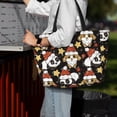 thumbnail image 4 of Wukai Cute Dog Panda Print Zipper Bag,large Beach Tote Bag,Waterproof Sandproof Bag,Grocery and Picnic Tote Travel Bag, 4 of 5