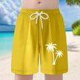 thumbnail image 2 of Gyexs Boys Swim Trunks Size 8-9 Quick Dry Beach Board Shorts Kids Floral Print Swim Trunk Swimsuit Hawaiian Beach Shorts Swim Shorts Yellow, 2 of 7