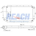 thumbnail image 4 of REACH 41-698 Radiator for a 87-80 Subaru Brat Radiator Replacement, 4 of 4