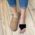 thumbnail image 4 of Womens Open Toe Half Socks Peep Toe Topper Sock for Sandal Mule Flip Flop Clogs Forefoot Liner Socks 5-9, 4 of 5