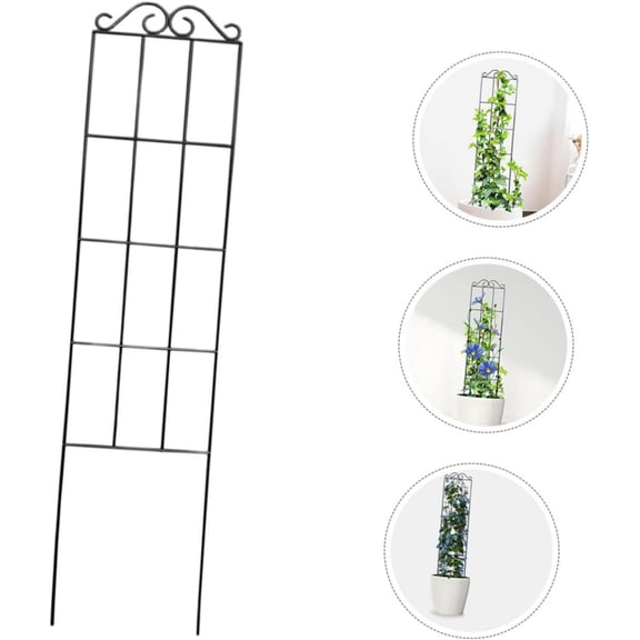 EaseDay 20 Inch Metal Garden Trellis for Climbing Plants, Heavy Duty Rustproof Small Plant Trellis for Potted Plants, Vines, Flowers and Monstera Support, 1 Pack
