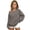 Khaki, variant on mgoYE Cute Sweatshirts for Teen Girls Solid Lightweight Off The Shoulder Tops Pullovers Long Sleeve Y2K Loose Fit Tunic Tops