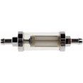 thumbnail image 1 of Help By Dorman Fuel Filter 55241 Complete Assembly; In-Line; Gasoline; 5/16 Fuel Line Nylon Mesh Element; Glass Casing With Chrome Ends; Includes 4 O-Rings; Single, 1 of 2