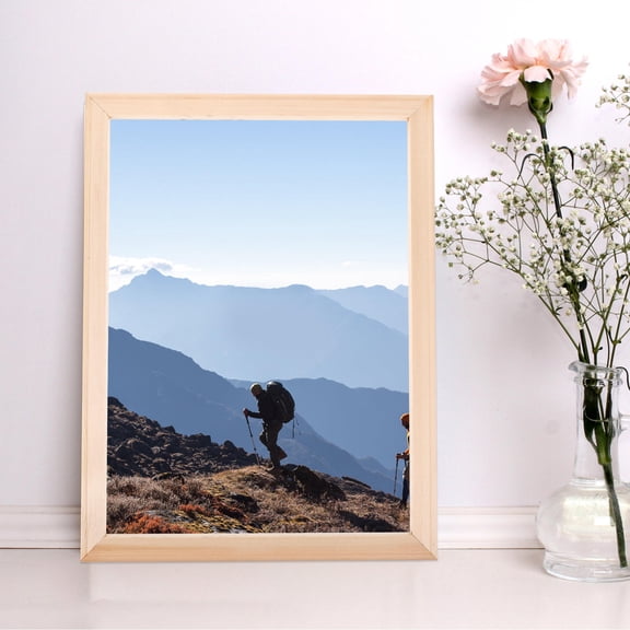 TABLZONE Portable Wood Picture Frame with Vintage Look for Canvas Painting and Home Decor