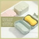 thumbnail image 4 of Prueba de Fugas Jabonera de Viaje, Bandeja de Jabón de Baño Portátil, Caja de Jabón con Tapa, Porta Jabon de Baño Para Viajes, Camping, Actividades al Aire Libre, Gimnasio, 4 of 4