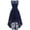 Navy, variant on Dressystar Women Vintage Floral Lace Sleeveless Hi-Lo Swing Formal Cocktail Party Dress
