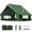 Green, variant on SLSY 2-4 Person Camping Hot Tent Cabin Tent,Chalet 70 Series Portable Wall Tents with Stove Jack and Two Poles for Hiking,Backpacking(Brown)