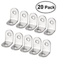 thumbnail image 1 of SHISUYAN UEETEK 20 Pcs 25*25*16mm Acier Inoxydable Support d'Angle 90 Degrés, 1 of 9