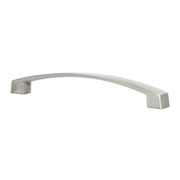 25 Pack Bow Style 6-5/16" Inch Center To Center Brushed Nickel Cabinet Hardware Pull / Handle