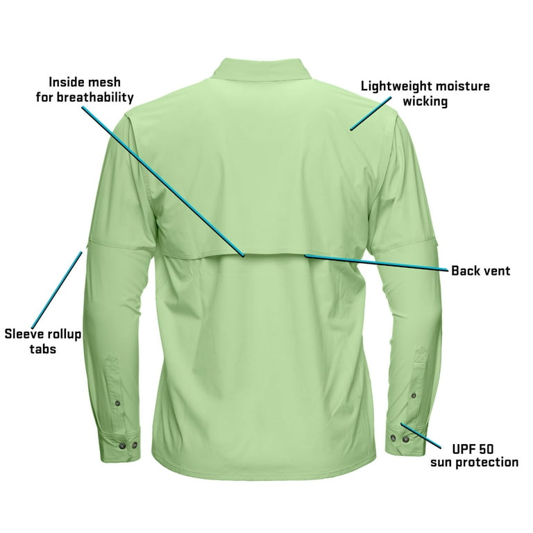 Whitewater Lightweight Moisture Wicking Long Sleeve Fishing Shirt