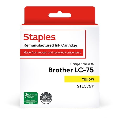UPC: 0718103217040 | TRU RED Remanufactured Inkjet Cartridge Brother LC75 Yellow High Yield TRLC75Y/SIB-RLC