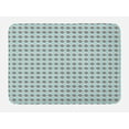 thumbnail image 1 of Stripes Bath Mat, Vintage Inspired Line Arrangement with Two Colors Simplistic Art Design, Non-Slip Plush Mat Bathroom Kitchen Laundry Room Decor, 29.5 X 17.5 Inches, Pale Blue and Black, Ambesonne, 1 of 2