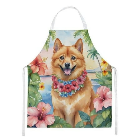 

30 x 27 in. Finnish Spitz Luau Apron