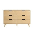 thumbnail image 6 of Walker Edison Modern 6-Drawer Dresser with Cut-Out Handles, Riviera, 6 of 18