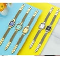 thumbnail image 6 of BERNY Silver Watches for Women, Dainty Rectangle Ladies Quartz Wrist Watch with Stainless Steel Bracelet Band, Waterproof Fashion Analog Women Watch Luxury Gift, Silver, 6 of 11