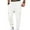10#White, variant on Mens Waffle Knit Textured Cargo Pants Casual Tapered Sweatpants Elastic Waist Drawstring Travel Hiking Lounge Trousers White M