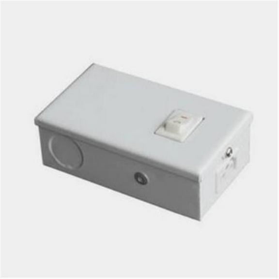 Jesco Lighting SG-BM-SW Sleek Plus Commercial Grade Metal Hardwire Box with switch