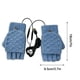 thumbnail image 3 of Guantes calefactables por USB para mujer - Guantes de invierno con alimentación USB, temperatura ajustable 40-50°C, tela de algodón, talla única, 3 of 6