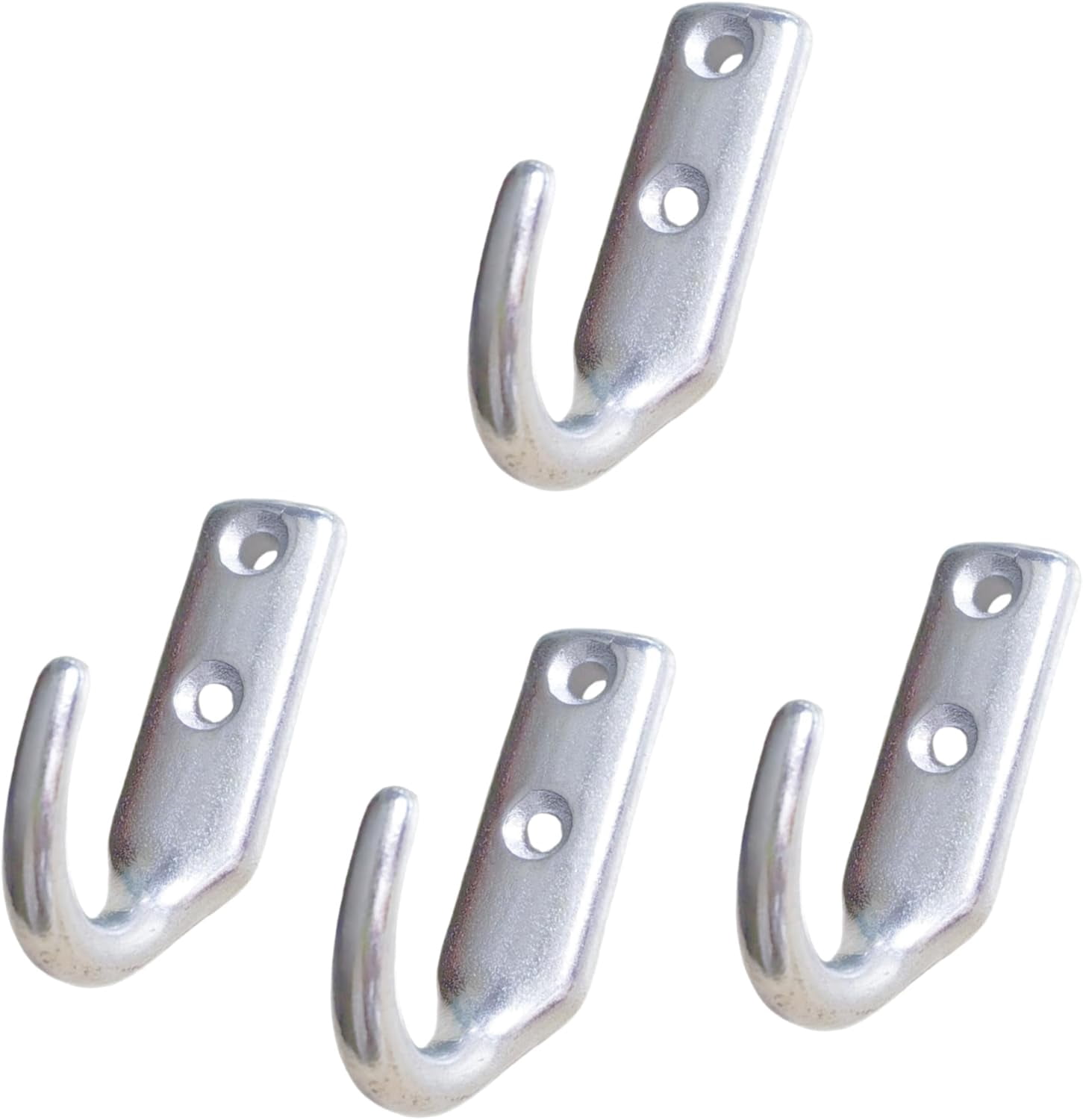 RGHJAR-Heavy Duty Stainless Steel 316 Wall Hook, Marine Grade Wall Hanging Key Clothing Single Coupler, Garage Hook Storage Utility Hooks (Type J-4pcs)
