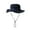 Navy, variant on Fisherman Hat for Women Sun Hat Outdoor Wide Brim Drawstring Summer UV Protection Lightweight Comfortable Adjustable Bucket Hat