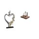 thumbnail image 1 of Figura de pareja besándose, estatua coleccionable, adorno de escritorio para dormitorio, boda, estantería, armario, decoración del hogar con porta ser, 1 of 8