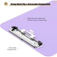 thumbnail image 4 of Pack of 2  Plastic Clipboard with Pen Holder, Purple 8.5x11 Letter Size Clip Board for Classroom, Office, Students, Nurses and Women, Low Profile Clip, Size 12.5 x 9 in, 4 of 9