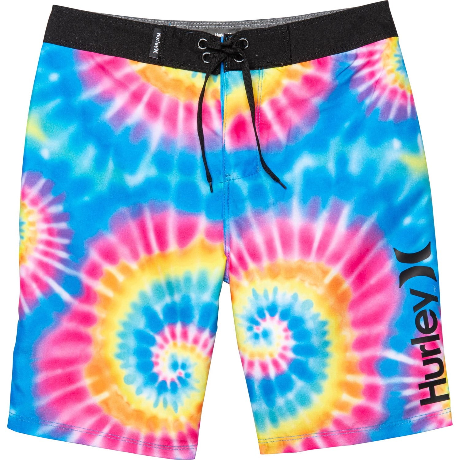 HURLEY SWIMSUIT BOYS TIE DYE MULTI SZ 16 BOARD SHORTS SWIM