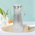 thumbnail image 5 of XKHHLH Pitcher with Lid and Handle, Carafe for Hot/Cold Water, Large Iced Tea Pitcher for Coffee, Juice and Homemade Beverage, 5 of 8