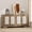 Light Oak, variant on XIAO WEI 63" Sideboard with Solid Wood Handles & Rattan Doors, Dark Walnut