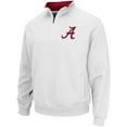 thumbnail image 2 of Men's Colosseum White Alabama Crimson Tide Tortugas Logo Quarter-Zip Pullover Jacket, 2 of 3