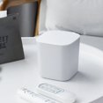 thumbnail image 3 of Small Trash Can with Lid - Mini Plastic Trash Can with Lid Plastic Small Garbage Can Small Countertop Trash Can Portable Desktop Waste Bin for Desk Car Office Kitchen Bedroom Gray, 3 of 7
