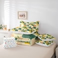thumbnail image 6 of Manfei Yellow Lemon Twin Bedding Sets 7-Piece for Kids Children,Tropical Fruit Bedding Comforter Set Microfiber,Geometric Plaid Breathable Sheet Sets,Ultra Soft Home Decor,Reversible, 6 of 8