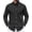 Black, variant on Mens Dress Shirts Casual Button Down Shirt Long Sleeve Untuckit Shirts for Men