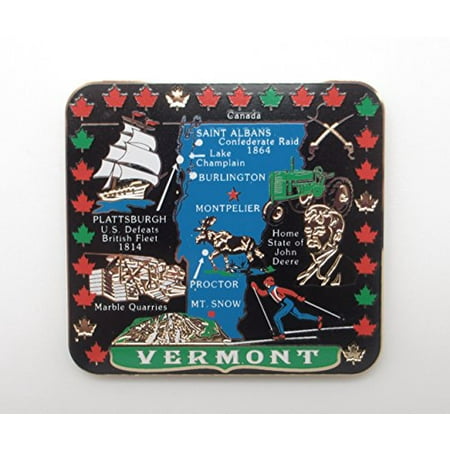 

Vermont State Landmarks Magnet Souvenir Travel Gift