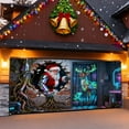 thumbnail image 4 of Merry Christmas Party Background for Photography – Ideal Garage Door Decoration 7 x 16 Ft Festive Banner for Holiday Celebrations, 4 of 5