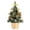 Gold, variant on Tabletop Mini Christmas Tree with Clear LED Lights Table Decorative Christmas Tree Ornament Festival Party Home Table Decor Xmas Gifts(15cm, Silver)