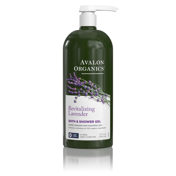 Avalon Organics Nourishing Lavender Bath &amp; Shower Gel, 32 oz.