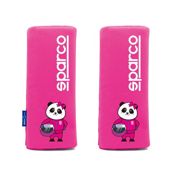 Cojín Pad Mini de cinturón de seguridad Sparco Rosa