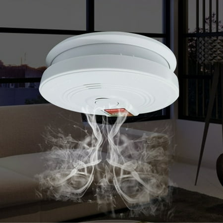 Bestller Smoke Detector and Fire Alarm Photoelectric Sensor Smoke Alarms Battery Operated Home Hotel School