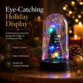 thumbnail image 3 of Lighted Mini Christmas Tree Figurine, Glowing Holiday Table Accent for Fireplace, Entryway, Dining Table, Bedroom, Living Room, Seasonal Party and Winter Decor, 3 of 6