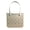 Cream, variant on EVA Beach Tote Bag for Women - Waterproof Rubber Open Top Pool Bag - Washable Sandproof Large Travel Basket - Durable Gym, Shower & Boat Utility Handbag (13.5" x 12")(Baby Pink)