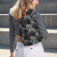 thumbnail image 6 of Picia Black Cats In A Garden Printed Canvas Daypack - Stylish and Durable Vintage Compact Backpack - Class, Work, Travel, or Laptop Bookbag,Organized Compartments-Medium, 6 of 6