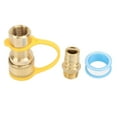 thumbnail image 2 of Adaptador De Conexión Rápida De Gas, 3 Piezas De Sellado Seguro A Prueba De Presión, Accesorios De Conexión Rápida De Gas De 1/2 Pulgada Para Furgoneta Con Remolque Rv, 2 of 7