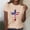 A534 Beige, variant on Xdegoge 4th Of July Patriotic Faith Shirts for Women USA American Flag Short Sleeve Crewneck Stars And Stripes Distressed Cross Graphic Print Casual Loose Summer Tops