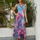 thumbnail image 2 of Vestido Largo Sin Mangas Para Mujer, Rose Traje Informal Para Cumpleaños, Verano, 2 of 5