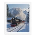 thumbnail image 5 of Paint by Numbers Kit for Adults, Winter Train Snowy Landscape Paint by Numbers, Easy Paint by Numbers Kit for Adults Beginner, DIY Adult Paint by Number Kits on Canvas, Home Decor, 5 of 7