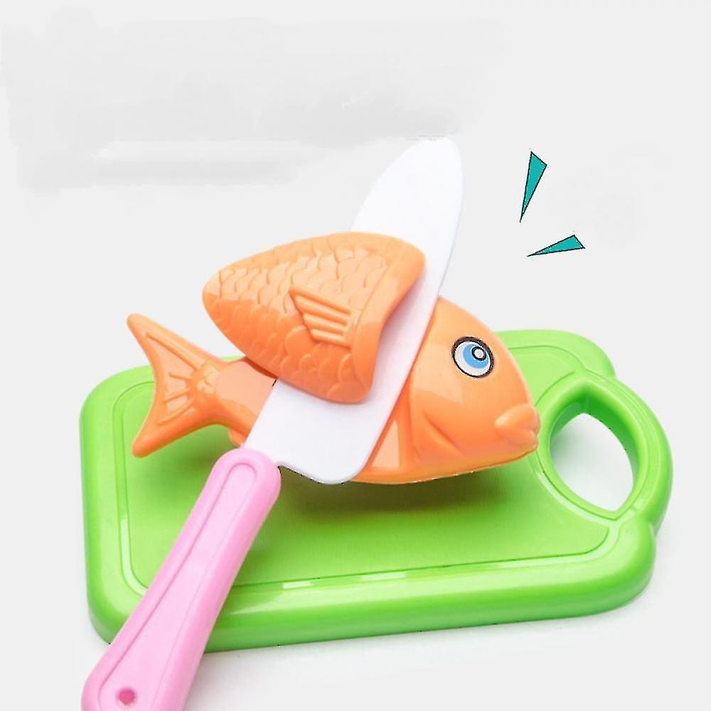 Rseuphiee Jouets Cuisine Fruits Légumes à Découper - Set Éducatif Enfants, Faux Aliments Avec Couteau Et Panier